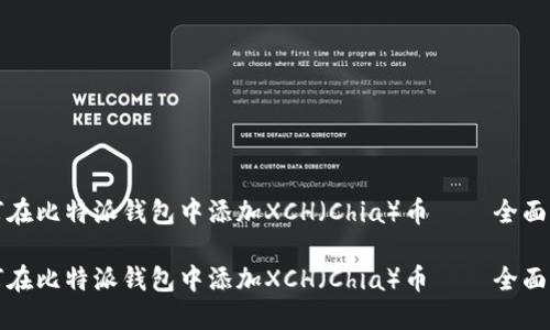 如何在比特派钱包中添加XCH（Chia）币 – 全面指南

如何在比特派钱包中添加XCH（Chia）币 – 全面指南