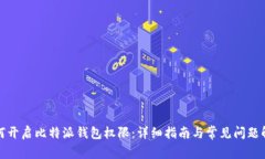 如何开启比特派钱包权限